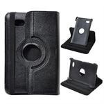 360 Roterende L�der Etui til 7.0 (Sort)